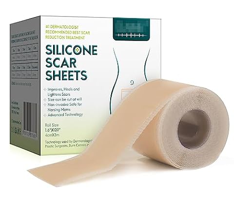 Silikonowa łatka do blizn (3 m rolka 3 m), silikonowa taśma do blizn, profesjonalna folia do usuwania blizn do cięcia cesarskiego, chirurgii, oparzeń, keloidów, trądziku itp.