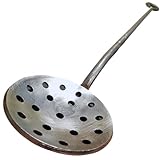 RotoMetals Casting Skimmer - 3 inch Steel for Lead/Pewter/Zinc Alloys Skimming Dross-Made in USA