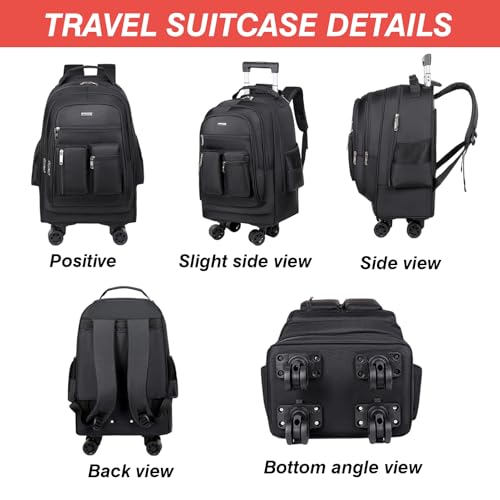 Bolso con ruedas para laptop 15.6 que elimina el dolor de espalda 5