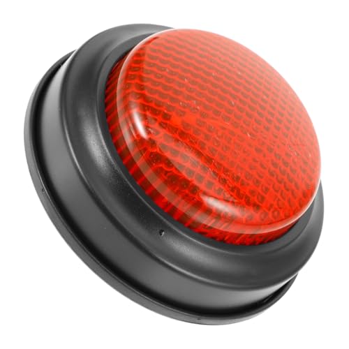 Veemoon Buzzer De Réponse Lumineux Rouge Son Clignotant, Buzzer De Jeu Éducatif pour Garçon Et Filles, Outil Interactif Compétition Scolaire Et Activité...