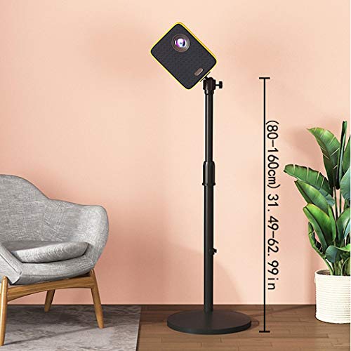 Soporte móvil para proyector con bandeja ajustable para montaje universal en techo, ideal para aula, oficina y hogar miniatura 2