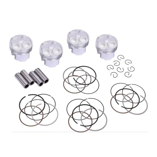 Segment cylindre piston 56mm pour réparer la perte de puissance du moteur FZR400