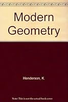 Modern Geometry B000JDGVM4 Book Cover