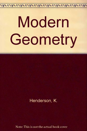 Modern Geometry 0070280975 Book Cover
