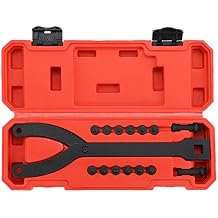 Variable Pin Spanner Wrench | 15PCS Adjustable Cylinder Spanner Wrench Set,1/2" Drive Ratchet Fan Clutch Pully Holder Wrench Tool Kit for Cars, Motorcycles