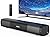 Saiyin 15.2 Inch Compact Sound Bar for Smart TV, 50W Soundbar for TV with Bluetooth5.3, Opt & AUX, Easy Setup & Wall Mountable, Perfect tv Sound bar for PC and Small Spaces Like Bedrooms