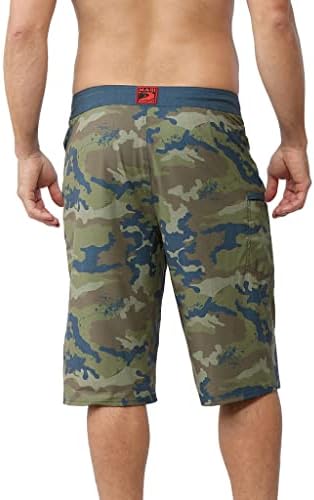 Maui Rippers Very Long 4 Way Stretch Boardshorts 24 Inch Outseam
