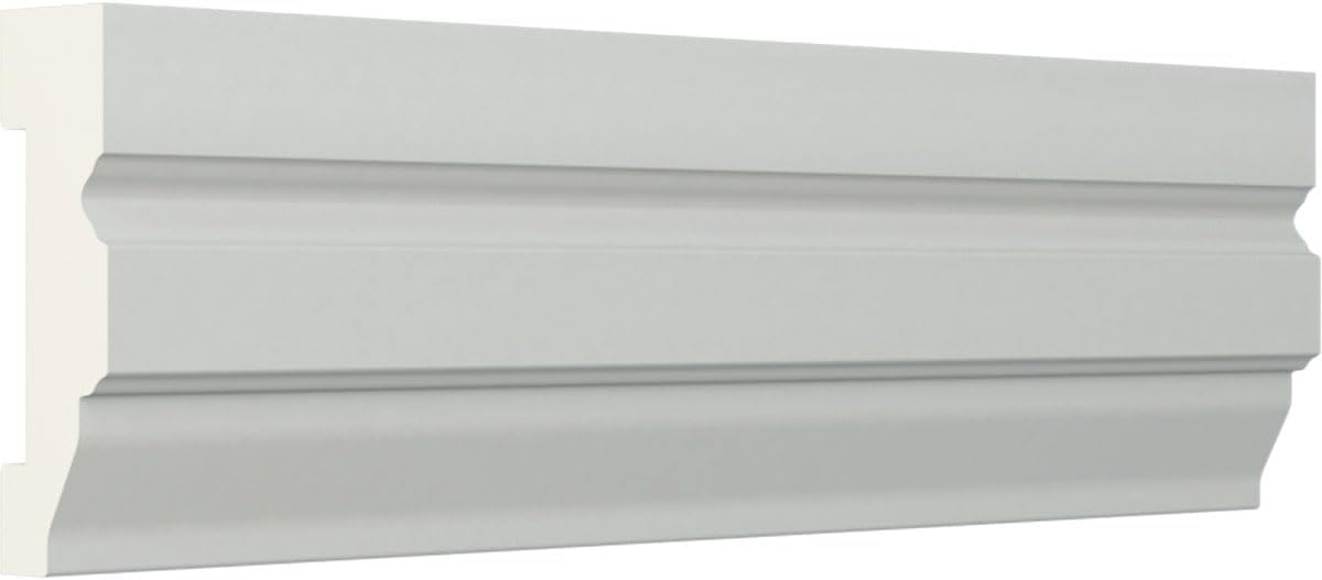 Ekena Millwork CAS02X01HI Hillsborough Window & Door Casing, 2 5/8"H x 5/8"P x 94 1/2"L, Primed