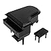Miniature Piano Model Tree Disk Piano Decor, Musical Instruments with Melodies, Aesthetics & Sophistication for Home Office Studio Decor