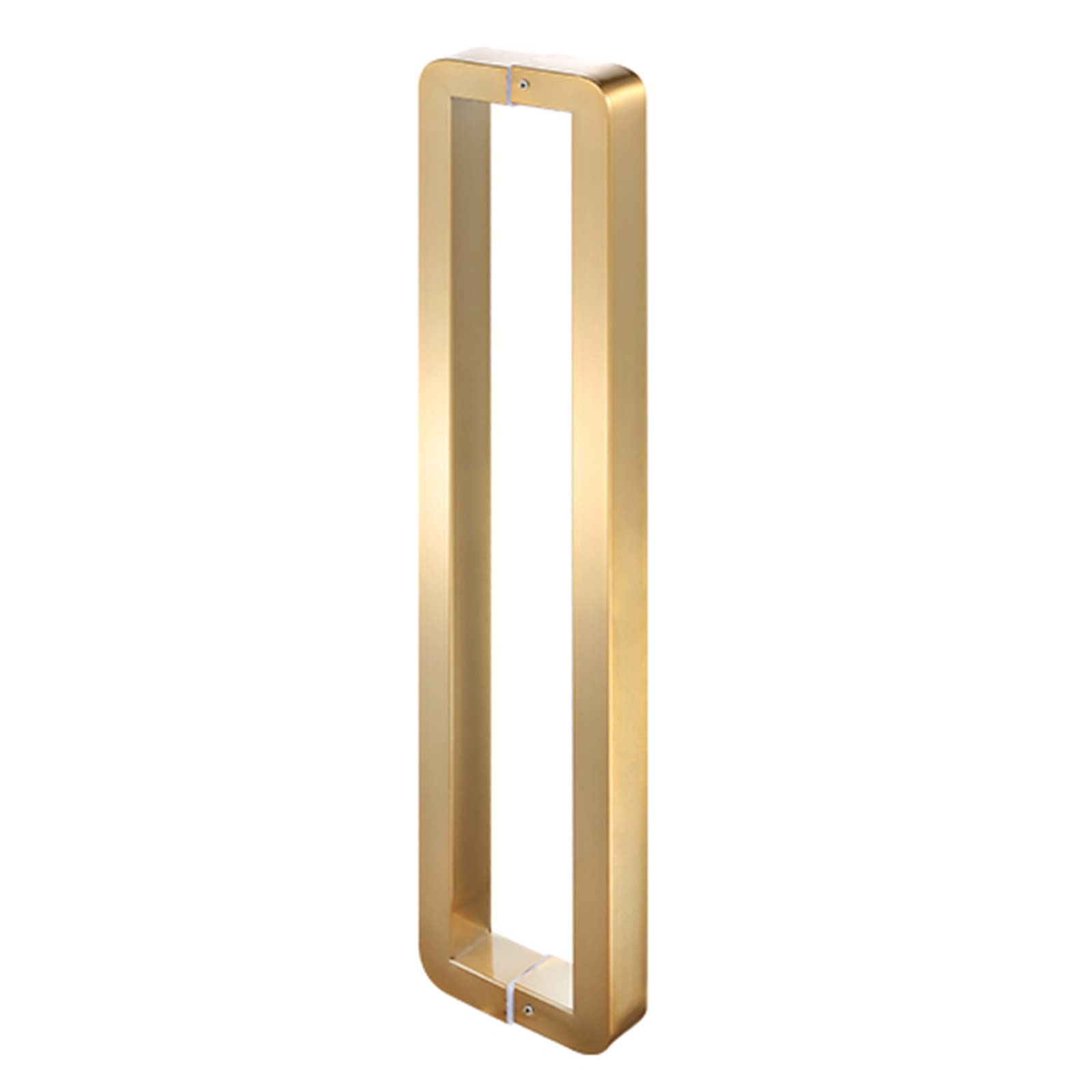 Lrfvhyqnk Gold Barn Door Handles Sliding Pull, 2 Sided Barn Handle Stainless Rect Shape Push Pull Glass Wood Multicolor Multisize(,52.5Cm(20.6In))