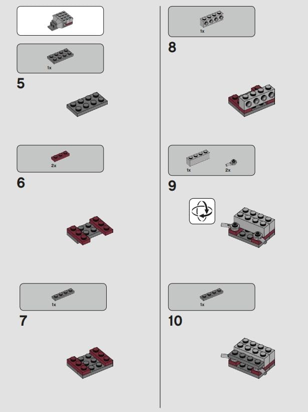 Clone Turbo Tank Mini Foil Pack by Lego Star Wars