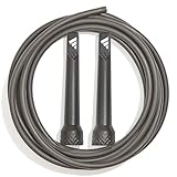 Adidas Springseil Essential - Sprungseil verstellbar bis 280 cm Länge - höhere Geschwindigkeit durch PP-Gummierung - ideal zum Seilspringen für Erwachsene und Kinder