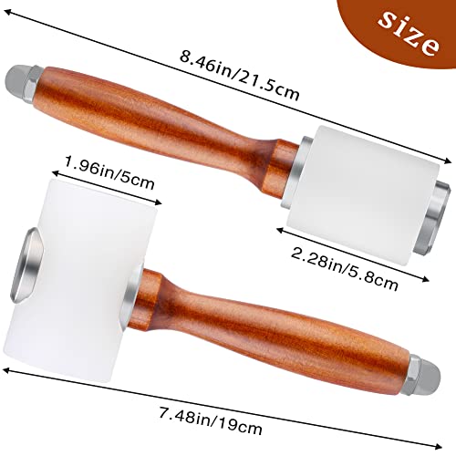 Leather Sewing Kit, Leather Carving Hammer, Leather Sewing Upholstery Repair Kit, Leather Needle And Thread Kit, Leather Working Tools With Large-Eye Needles, Waxed Thread, Sewing Awl For Diy #TOP2