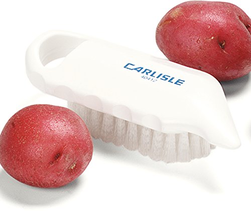 Sparta 4041202 Plastic Potato Brush, Medium Stiffness With Polyester Bristles, 5.75 Inches, White #TOP5