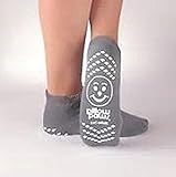 PillowPaws Terries Slip Resistant Socks XX-Large (Gray) (6 Pairs)