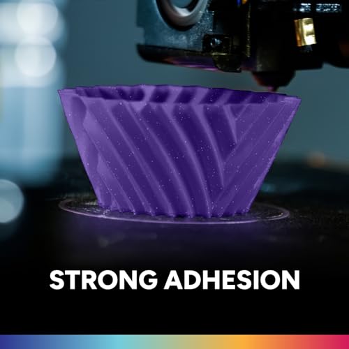 Image of OVERTURE PLA Filament 1.75mm, Neatly Wound 3D Printer Filament 1kg Spool (2.2lbs), Dimensional Accuracy + /- 0.02 mm, Fit Most FDM 3D Printers (Sparkle Purple)
