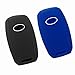 WKX 2pcs Key Cover Fit for 2013-2016 KIA Sorento Carens Forte Rio Soul Optima Sportage Remote Key Holder Protector Fob Skin Key Cover Keyless Gift TQ8-RKE-3F05