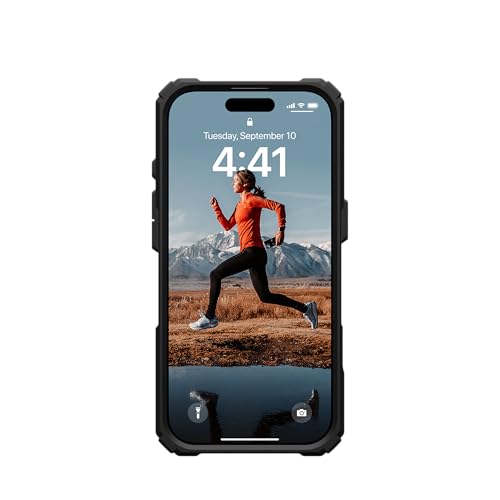 URBAN ARMOR GEAR UAG Designed for iPhone 16 Pro Case 6.3" Plasma XTE - Compatible with MagSafe Charging & Kickstand Rugged Shockproof Anti-Slip Military Grade Protective Cover, Black/Orange by URBAN ARMOR GEAR - Image 6