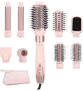 9 in 1 Air Wrap Hair Styler, Hair Dryer Brush Fast Blow Dry Curling Straightening, Negative Ionic...