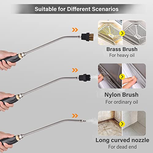 Moweo 2000W Portable Steam Cleaner High Temperature Pressurized Steam Cleaning Machine Tankless And Heavy Duty Steamer For Kitchen Livingroom Bathroom Car #TOP3