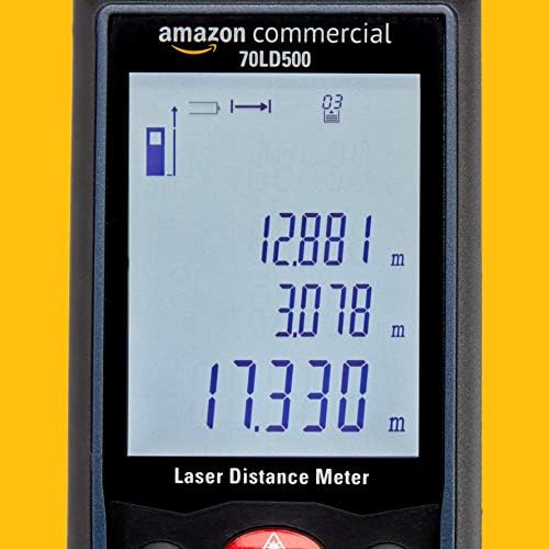 AmazonCommercial Laser 100m Distance Meter, Fast Measurement Ability of Outdoor Space