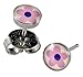 Ear Piercing Earrings Pink Flower 5mm Stainless Silver Studs Studex System 75 Hypoallergenic by Studex