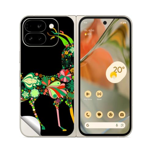 Pixel 9 Pro Fold �p �X�L���V�[�� �S�� �w�� ���� ���h�~ �����ւ� �f�R �X�e�b�J�[ ����2������ �� �� �O���[�� �R�r
