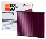 K&N Cabin Air Filter: Extended Life Disposable Replacement Filter, DVF5075