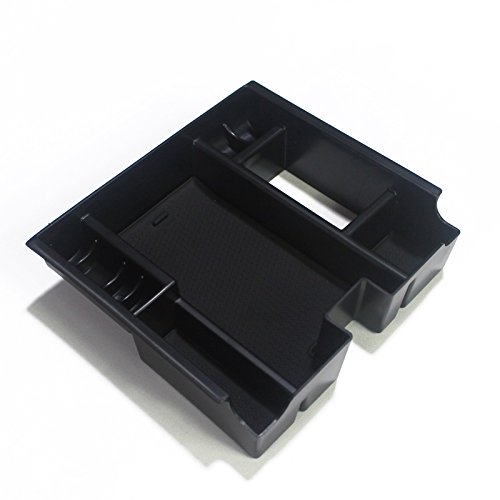1PCS Plastic Interior Front Center Console Armrest Organizer Tray Storage Box For Jaguar XF 2010-2015