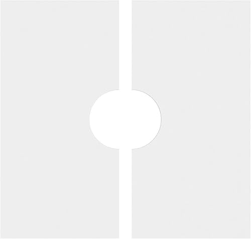 Miniatura 4 de Ekena Millwork CMP16KX2-04000 Knox grado arquitectónico PVC contemporáneo, medallones de techo de uretano de dos piezas 16 "OD x 4" ID x 5 12 "C x