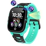 ELEJAFE Kids Smart Watch for Boys Girls, Calls, Phone, SOS, 24 Games, 2 Cameras, Smart Watch for Kids with Flashlights MP3 Music Alarm for Christmas Birthday Gifts (Green)