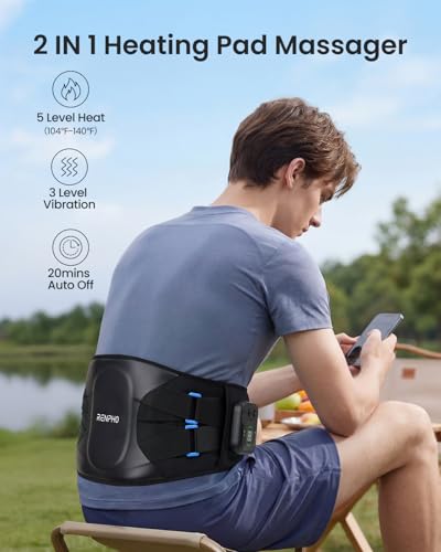 RENPHO Cordless Back Massager with Support