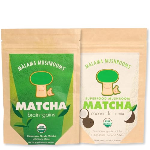 Té verde matcha premium sabor coco 3.5 oz miniatura 5