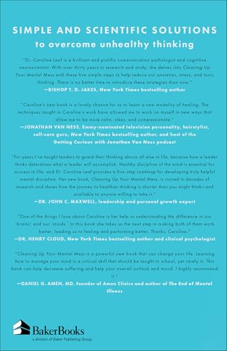 Cleaning Up Your Mental Mess: 5 Simple, Scientifically Proven Steps to Reduce Anxiety, Stress, and Toxic Thinking (Self-Improvement Book to Optimize Your Brain Health and Wellness) Hardcover – Illustrated, March 2, 2021 - Image 3