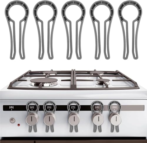 Shuoteng Stove Knob Safety Locks, 6 Pack Plastic Baby Proof Stove Knob Gas Stove Knob Lock Clips, Gas Stove Knob Lock Child Proofing Oven Knob, Child Safety Cover for Gas Oven Knobs