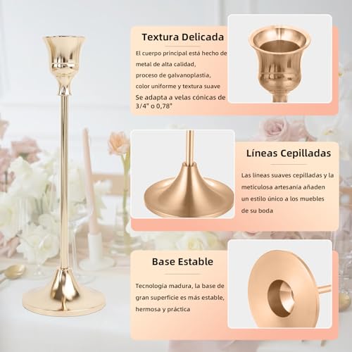 Opiniones de Candeleros los mejores 5. 23 Candeleros marca UOBXZOQ (2)