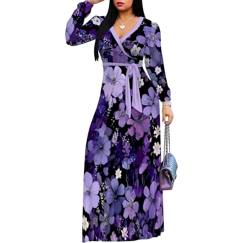 Image of Maxi Dress for Women with Sleeves, Empire Waist Dress