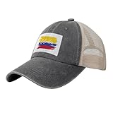 Cute Colombia Flag Mesh Baseball Cap for Men Women Adjustable Baseball Trucker Hat Caps Outdoor Sun hat