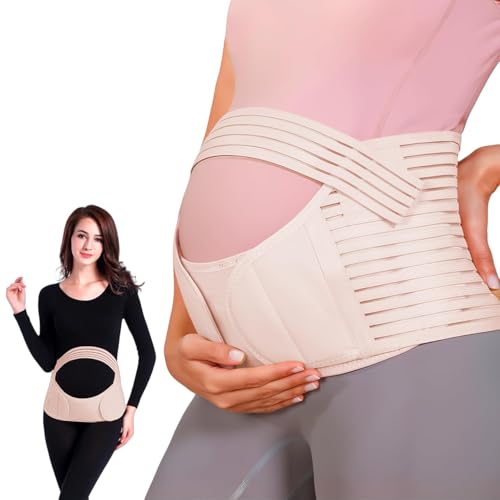 Catálogo para Comprar On-line Fajas de embarazo para Mujer los mejores 10. 49 3-EN-1 Faja Embarazo Soporte Transpirable para para Espalda y Abdomen, Cinturón de Maternidad Ajustable, Faja para Embarazadas Protección, Sirve para Aliviar Los Dolores Pelvis,...