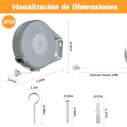 Reviews y listado de Cuerda tendedero de esta semana. 16 Imagen adicional