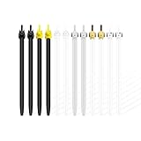 Wattvo 12 Pack Retractable Cat & Dog Pens, Cute Cats Dogs Tail Clicker Gel Pen Fine Point 0.5mm Black Ink for Kids, Kawaii Stationery Supplies for School & Office