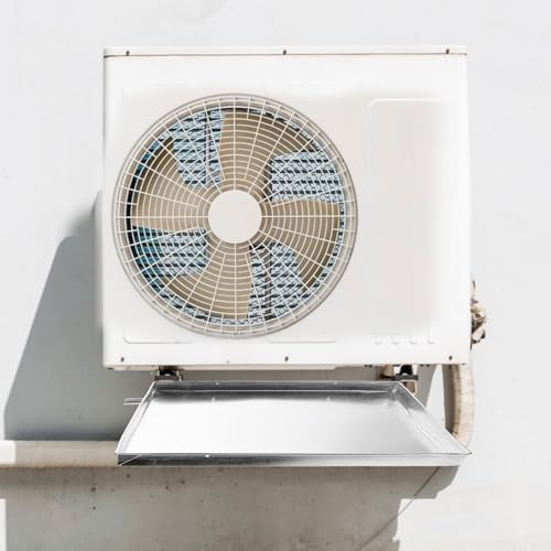 Gadpiparty 1satz Auffangwanne Für Klimaanlagen Edelstahl Kondensatwanne Mit Wasserablassrohr Lecksicher Für -einheiten Drain Pan Für Klimaanlage Zubehör