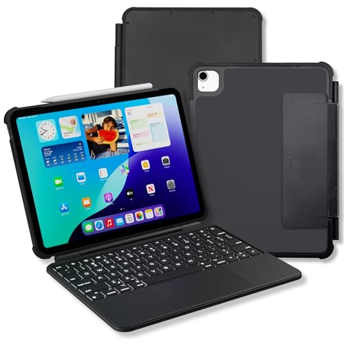 Macally Rugged Keyboard Case for iPad 11th Gen (A16) & 10th...