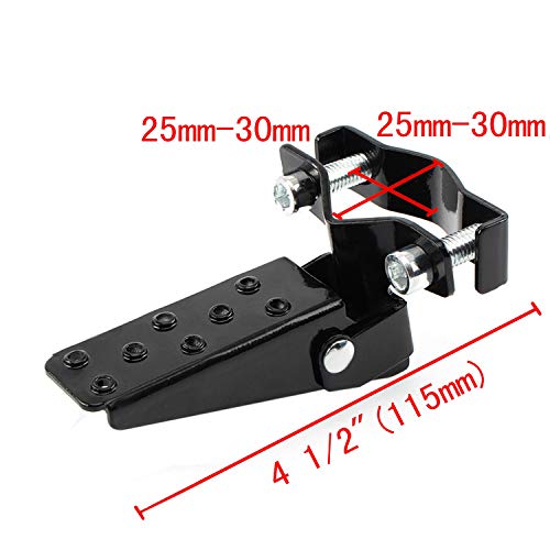 XZANTE Nuova Bici da Motocicletta in Acciaio Nero