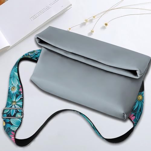 Image of Adjustable Purse Strap Replacement, Wide Shoulder Canvas Bag Strap, Crossbody Handbag Strap