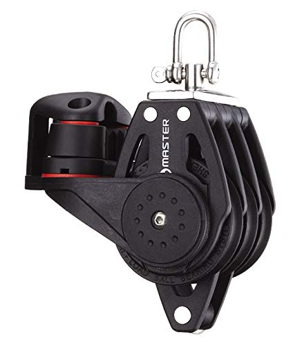 Marine Boat Yacht Sailboat Hardware 75mm 2 15/16 inch Triple Swivel Shackle Angle Fairlead Cleat Becket Block Master BB-0713FE