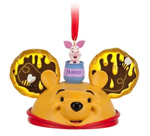 the Pooh Mickey Mouse Ears Hat Ornament 