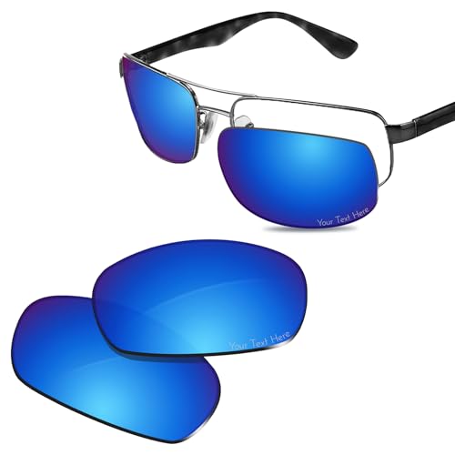 Image of 100% Precise-Fit Replacement Sunglass Lenses for RayBan RB3445 61mm