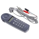 VALICLUD Telefonnetzwerk Tester Satz Mit Telefonkabeltester Und Steckern Robustes Drahtprüfgerät Für Telefonnetzwerke Kabelprüfung Zuhause Und Büro