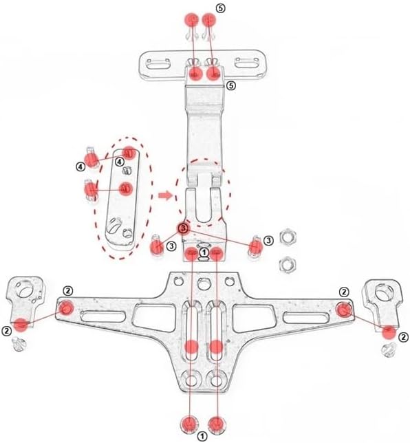 ＊新作＊ アプリリア用オートバイリアテールナンバープレートブラケットホルダーターンシグナルライト ナンバープレートテール